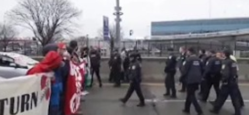 Law Enforcement Bars Pro-Palestinian Demonstrators from Entering JFK and LaGuardia Airports